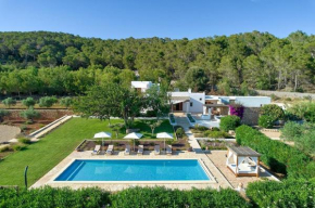 Hotel Ferienhaus mit Privatpool für 9 Personen ca 350 qm in Santa Eulària des Riu, Ibiza Südküste von Ibiza